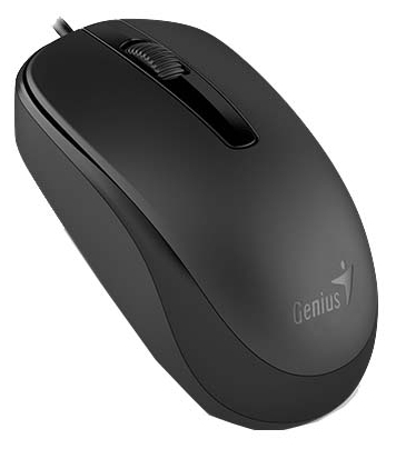Мышь Genius DX-120 Black, оптическая, 1000 dpi, 3 кнопки, USB, 31010105100