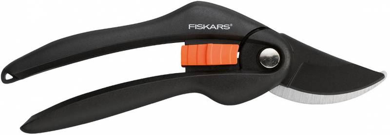 Секатор контактный Fiskars SingleStep P26 черный/оранжевый (111260)