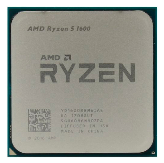Боксовый процессор CPU AMD Socket AM4 Ryzen 5 1600 (3.20GHz/19Mb) BOX, YD1600BBAFBOX