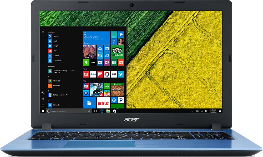 Ноутбук,Acer  Aspire A315-51-32P6 Intel® Core™ i3-8130U,4 GB,500GB,15.6",Linux, NX.GZ4ER.001