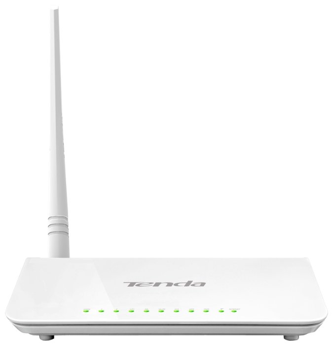 Маршрутизатор Tenda D151, WiFi ADSL Router (ADSL RG11+WLAN 300Mbps 802.11bgn+3xLAN+1xWAN) 1x ext Antenna, D151