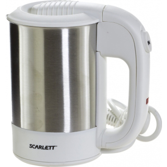 Чайник Scarlett SC-022, белый (0.5л, 1000Вт)