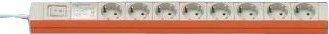 Блок розеток Compact 19", 8 розеток RAL2003 (оранжевый) Socket-Strip D Compact. 8Sockets 19", 3.300.008.6