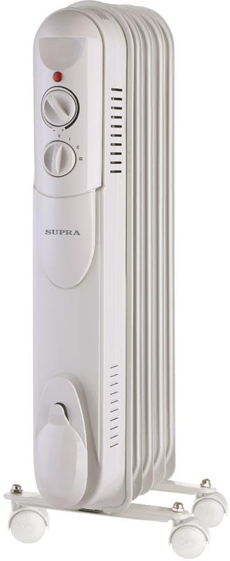 Радиатор масляный Supra ORS-05-S1 1000Вт белый