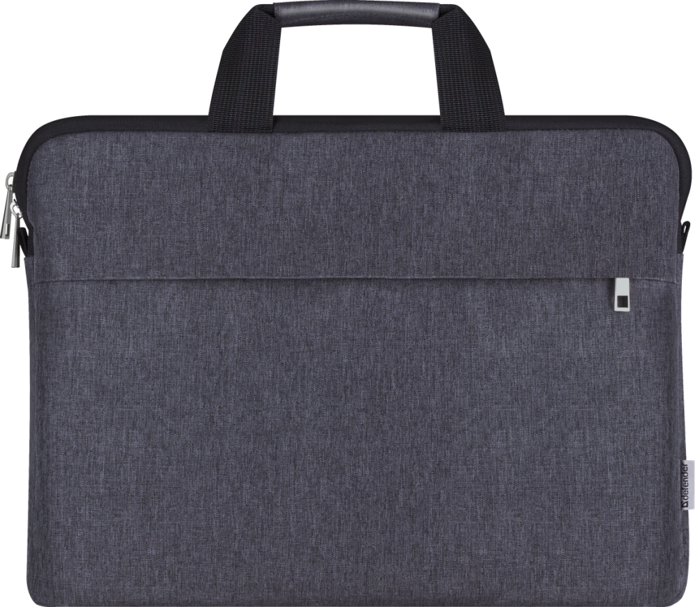 Сумка для ноутбука Defender Chic 15.6" серый, карман, 26087