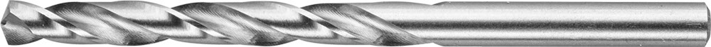 Сверло ЗУБР "МЕТ-Ш" по металлу, цилиндрический хвостовик, быстрорежущая сталь Р6М5, класс точности А1, 6,7х101мм, 1шт, 4-29625-101-6.7