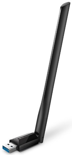 Адаптер Wi-Fi TP-Link Archer T3U Plus, AC1200 Dual-band USB adapter, up to 866Mbps at 5GHz and up to 300Mbps at 2.4GHz, one high gain antenna, USB 3.0