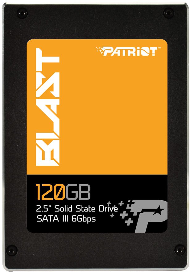 Жесткий диск SSD,120 GB,Patriot Memory BLAST SATA-III, 2.5", PBT120GS25SSDR