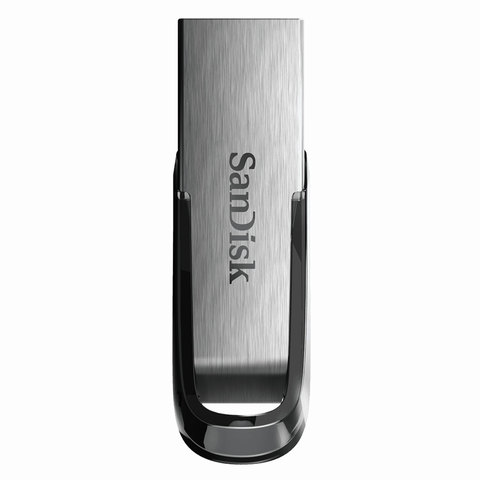 Flash Drive 32 Gb Sandisk Cruzer Ultra Flair USB3.0 серебристый/черный, SDCZ73-032G-G46