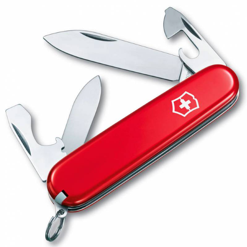 Нож перочинный Victorinox Recruit 0.2503 10 функций 84мм красный  