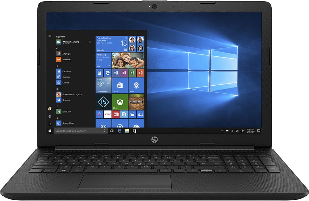 Ноутбук,HP 15-db1119ur AMD Athlon™ 300U,4 GB,256Gb SSD,15.6",FullHD,no OS, black, 8KR14EA