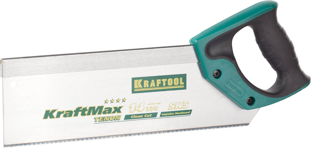 Ножовка KRAFTOOL "EXPERT" "KraftMax" для стусла, специальный закаленный зуб, 14 /15 TPI, 300мм