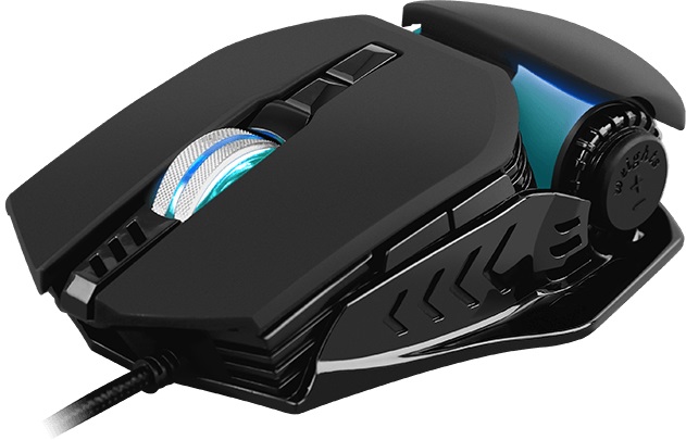 Игровая мышь SVEN RX-G815 (6+1кл. 500-8000 DPI, ПО, SoftTouch, RGB-подсветка, игров. упак)