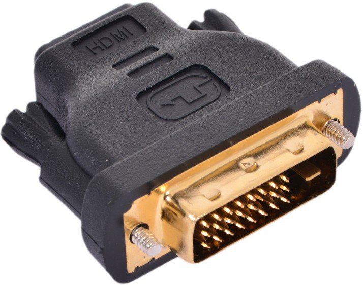 Переходник, HDMI (f) - DVI (m)