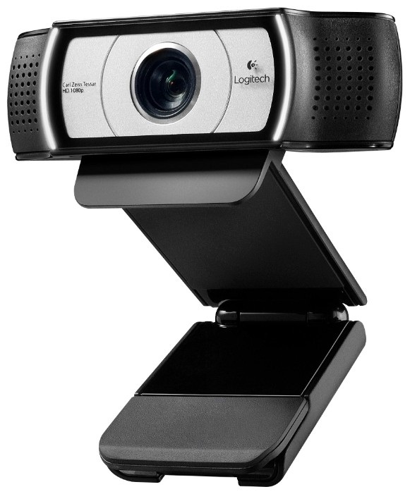 Веб-камера Logitech WebCam C930e, 3 млн пикс, 1920x1080, USB 2.0, автоматическая фокусировка, встроенный микрофон, крепление на мониторе