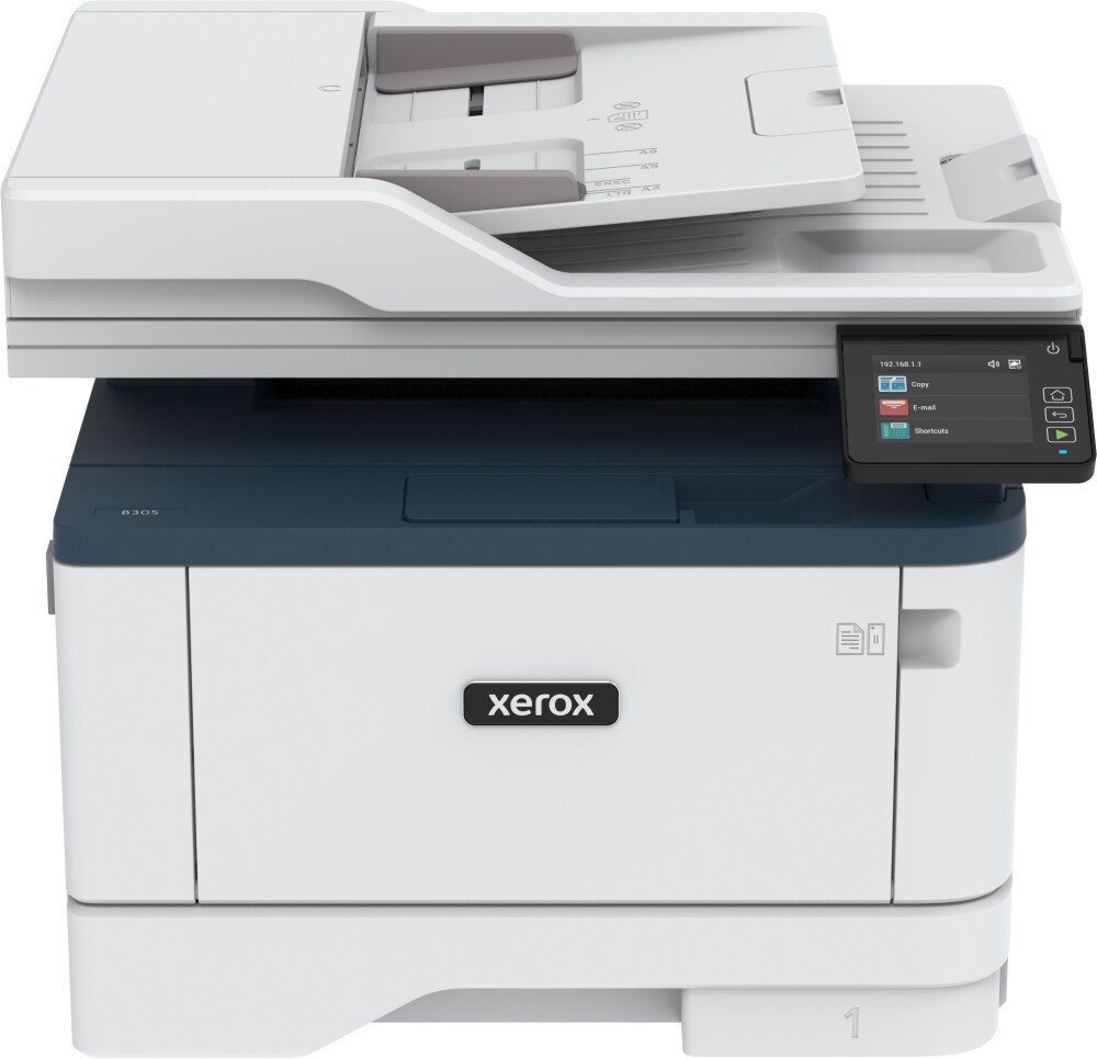 МФУ Xerox B305, Технология печати: лазерная, Тип печати: черно-белая, Максимальный формат: A4, Автоматическая двусторонняя печать: да