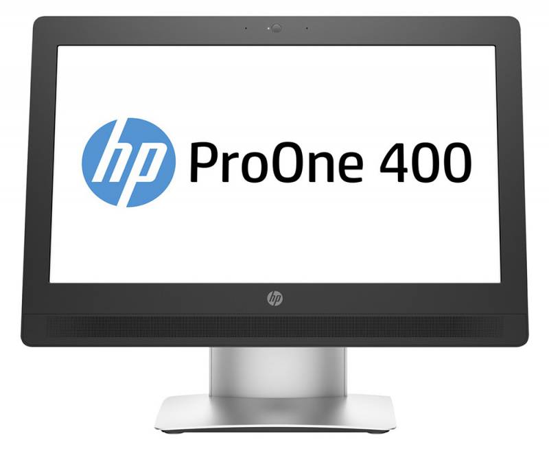 Моноблок HP ProOne 400 G2 20" HD+ i3 6100T (3.2)/4Gb/1Tb 7.2k/HDG530/DVDRW/Windows 10 Single Language 64/Eth/WiFi/BT/90W/клавиатура/мышь/черный/серебр