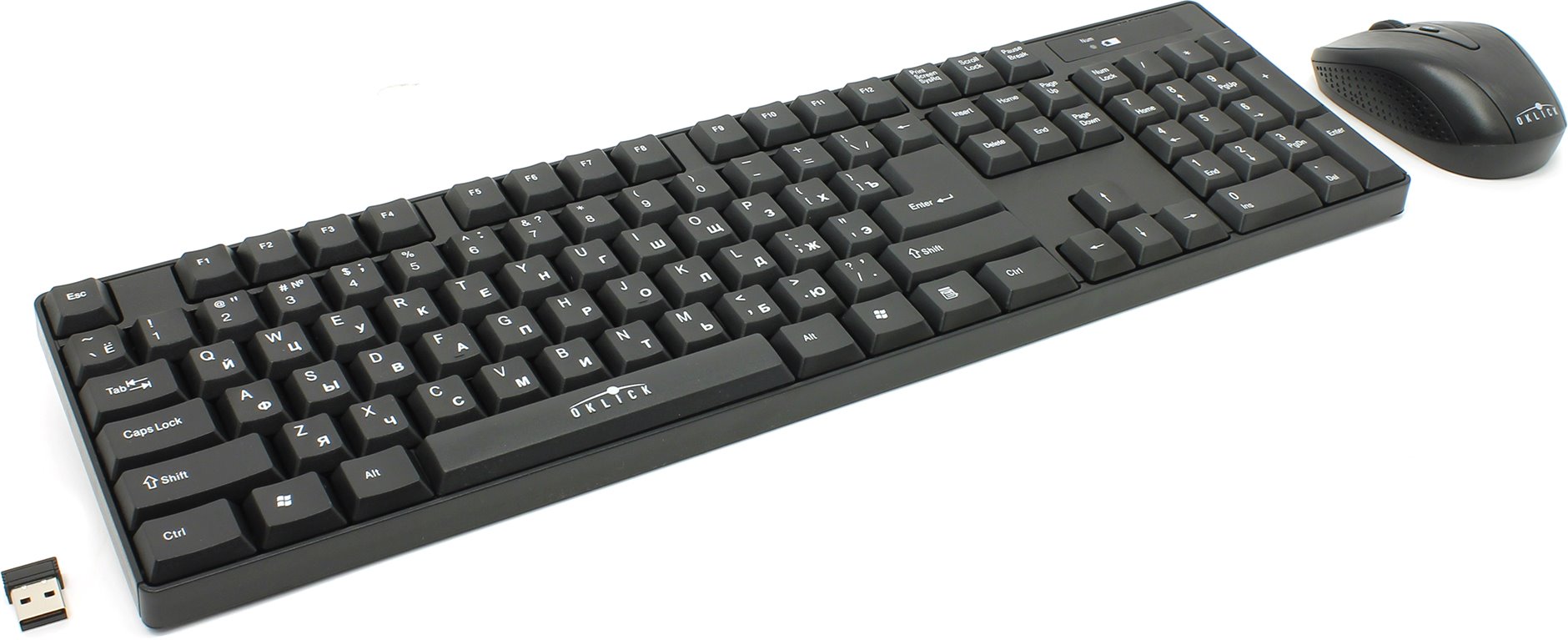 Клавиатура,Oklick 210M Keyboard USB, (kbd+mouse)