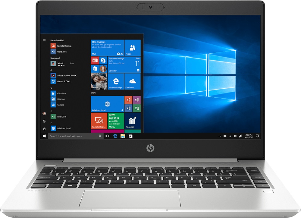 Ноутбук HP ProBook 445 G7, 14" 1920x1080 (Full HD), AMD Ryzen 5 4500U, 2300 МГц, 8 Гб DDR-4, 256 Гб SSD, Radeon Vega 6, Wi-Fi, Bluetooth, Cam, DOS, се