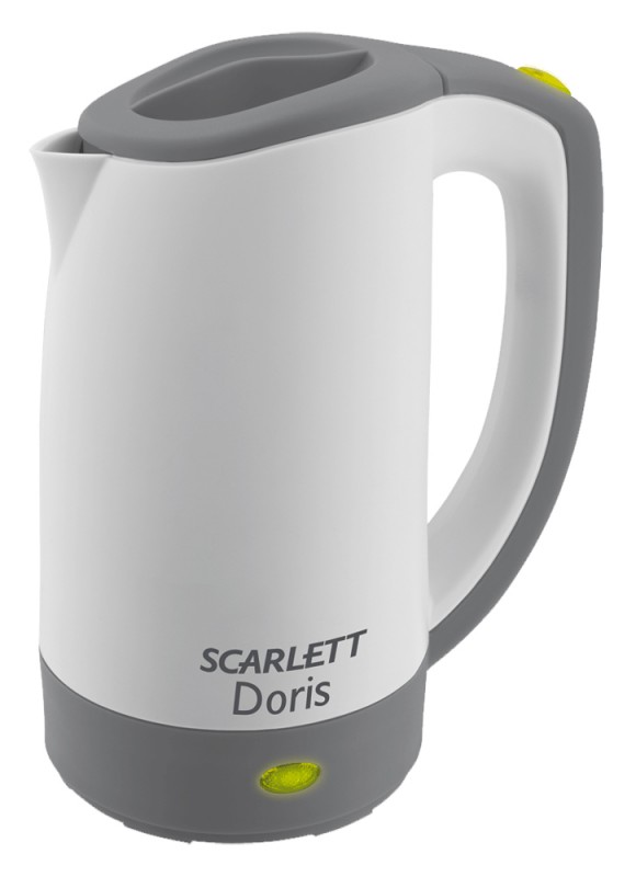 Чайник электрический Scarlett SC-021 0.5л. 600Вт серый (корпус: пластик)