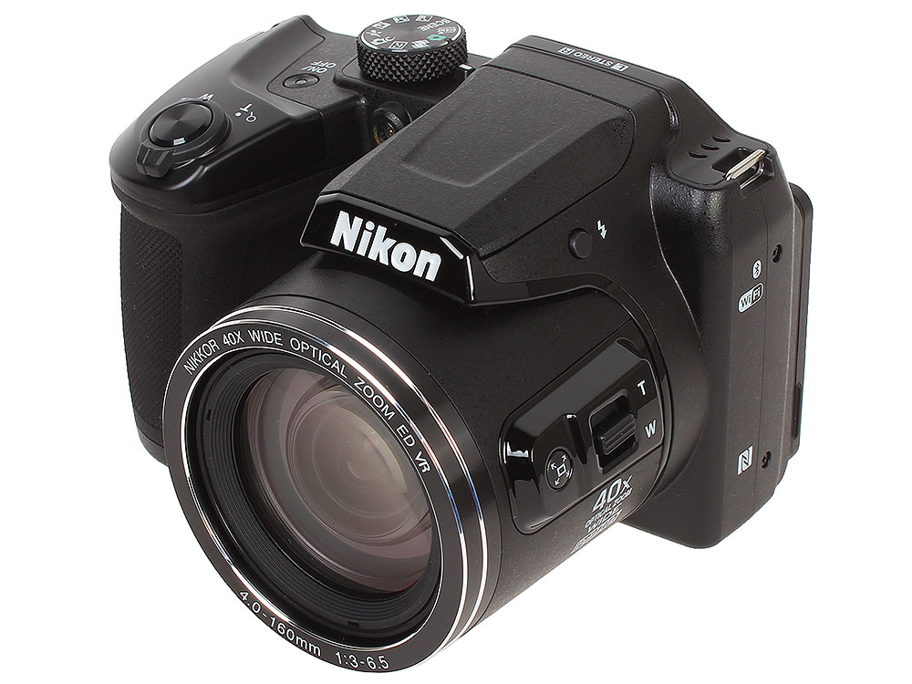 Фотоаппарат Nikon CoolPix B500 черный 16Mpix Zoom40x 3" 1080p SDXC/SD/SDHC CMOS 1x2.3 1minF turLCD VF HDMI/WiFi/EN-MH2