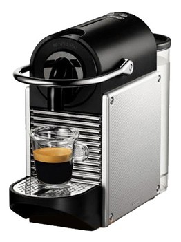 Кофемашина Delonghi Nespresso Pixie EN125.S 1260Вт серебристый