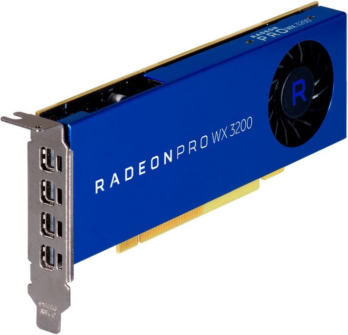 Видеокарта Dell PCI-E 490-BFQS AMD Radeon Pro WX3200 4096Mb GDDR6/DPx4/HDCP oem