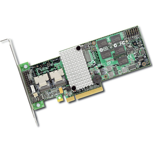 Контроллер LSI MegaRAID SAS9260-8I (PCI-E 2.0 x8, LP) SGL (SAS6G, RAID 0,1,10,5,6, 8port (2*intSFF8087),512MB onboard,LSI00198, L5-25121-28