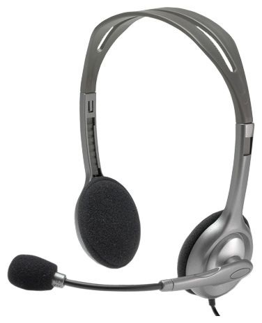 Гарнитура Logitech Stereo Headset H110 (981-000472)