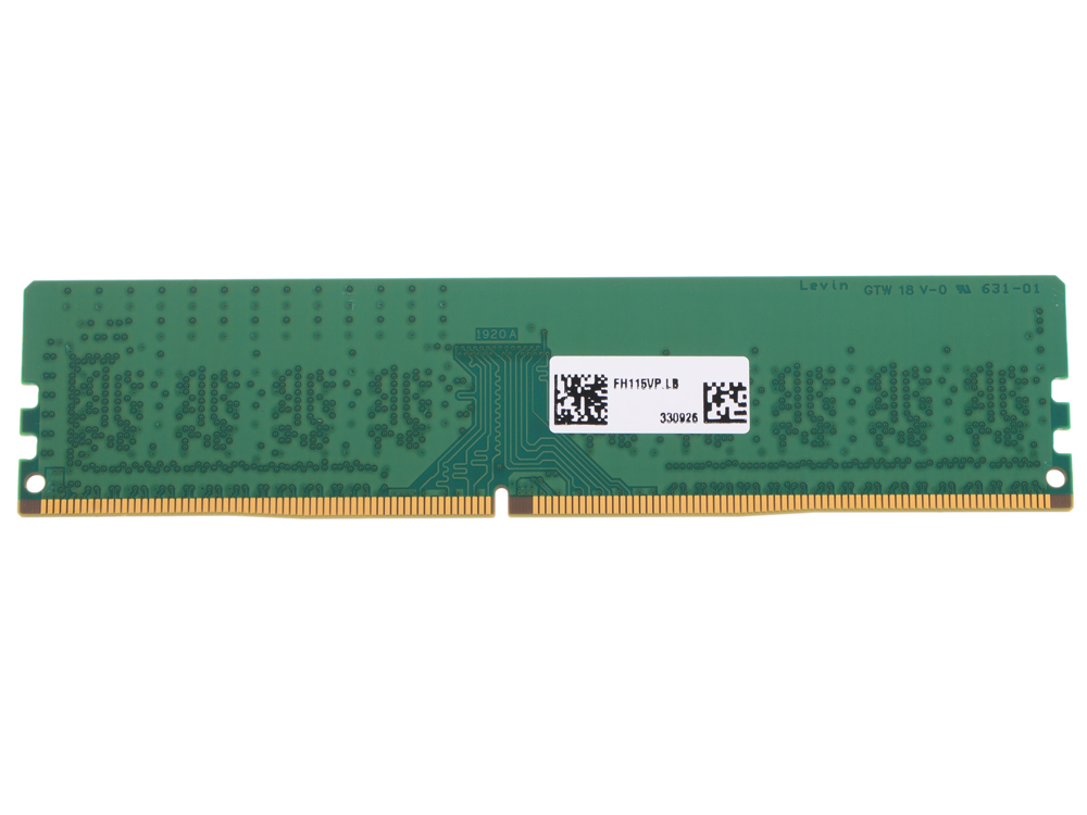 Память Crucial by Micron  DDR4   4GB  2400MHz UDIMM (PC4-19200) CL17 SRx8 1.2V (Retail)