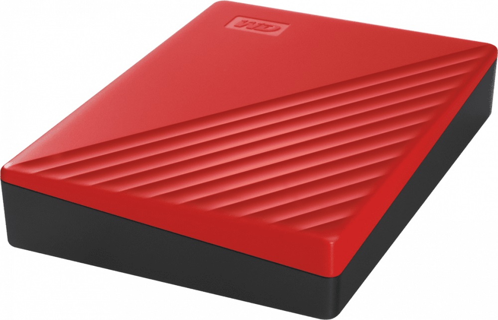 Внешний жесткий диск 4TB Western Digital WDBPKJ0040BRD-WESN,My Passport 2.5", USB 3.0, Красный