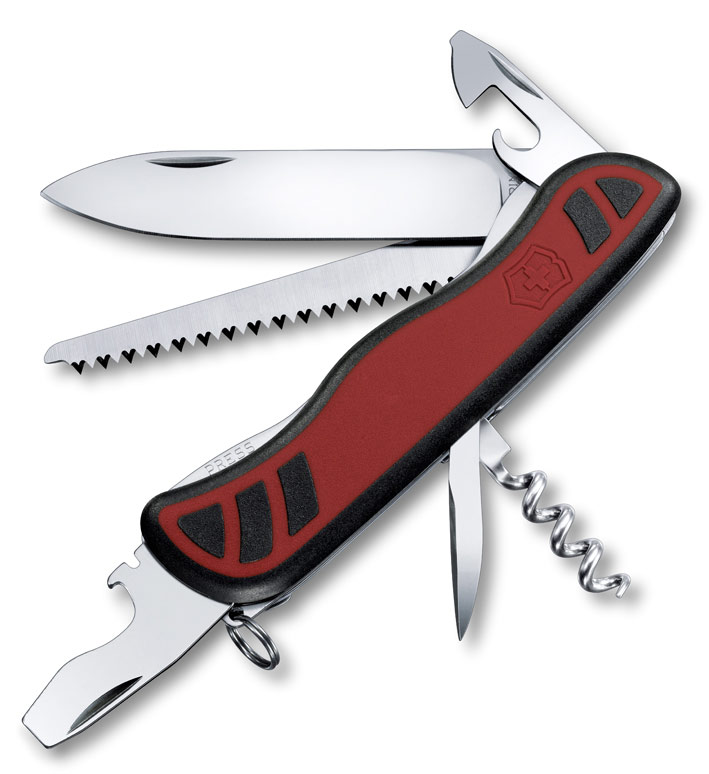 Нож перочинный Victorinox Forester 0.8361.C 111мм с фиксатором лезвия 10 функций красно-черный