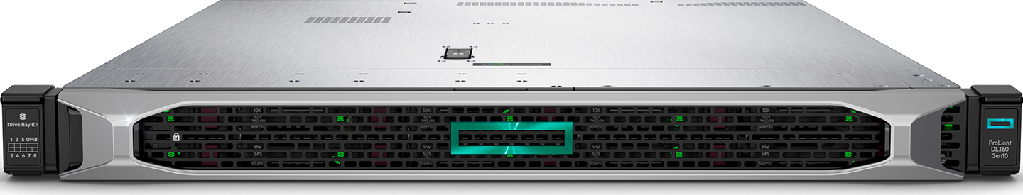 Сервер HP Proliant DL360 Gen10 Bronze 3104 Rack(1U)/Xeon6C 1.7GHz(8,25Mb)/1x8GbR1D_2666/S100i(ZM/RAID 0/1/10/5)/noHDD(4)LFF/noDVD/iLOstd/5HPfans/4x1Gb