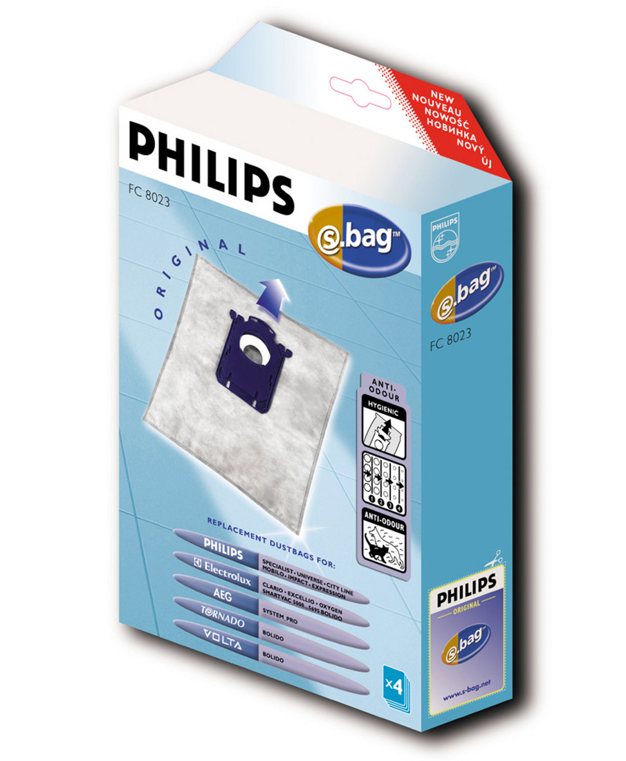 Пылесборник для пылесоса, Philips FC8023/04, 4 штуки