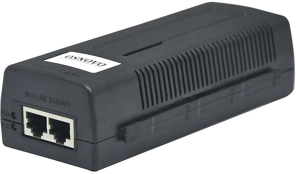 Инжектор OSNOVO PoE-инжектор Gigabit Ethernet на 1 порт, мощность PoE - до 30W, Midspan-1/300GA