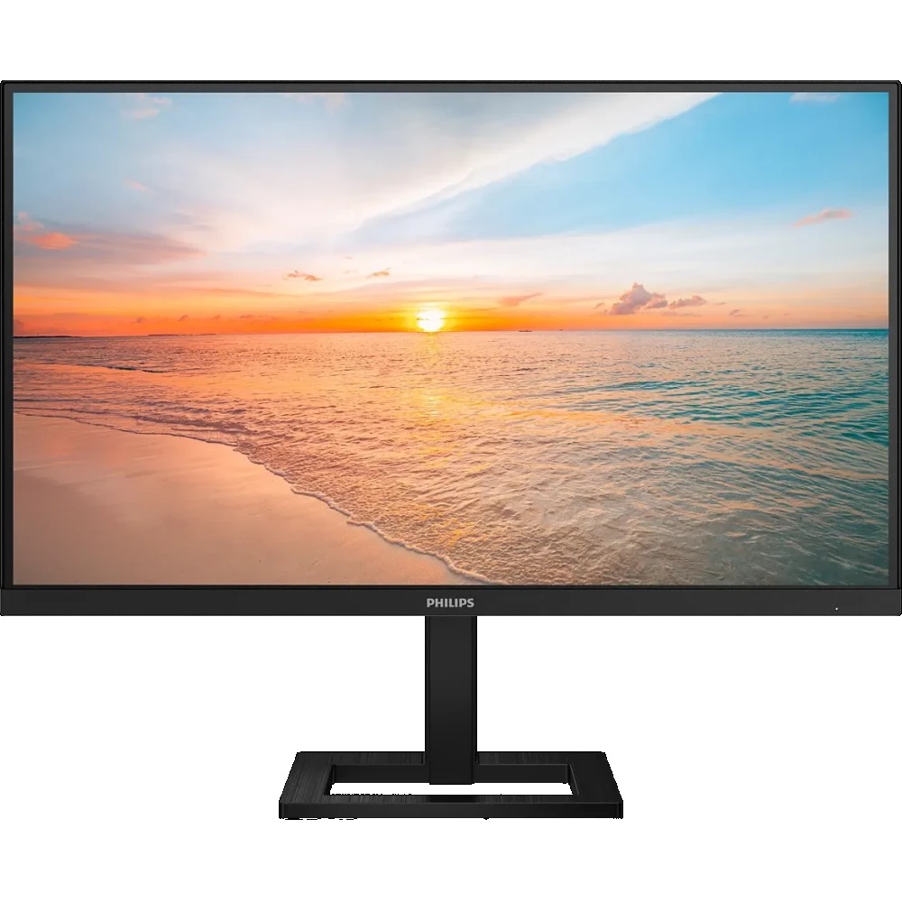 Монитор Philips 27E1N1800AE 27'', 3840x2160, IPS, 60hz, 10M:1, 350cd, 4ms, 2xHDMI 2.0, DP 1.4, H. adj 100mm, VESA, 3Y, Black/ Philips 27E1N1800AE 27''