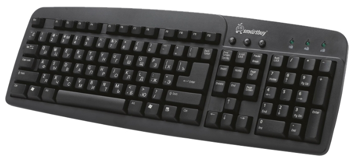 Клавиатура,SmartBuy 108 USB,Black, SBK-108U-K