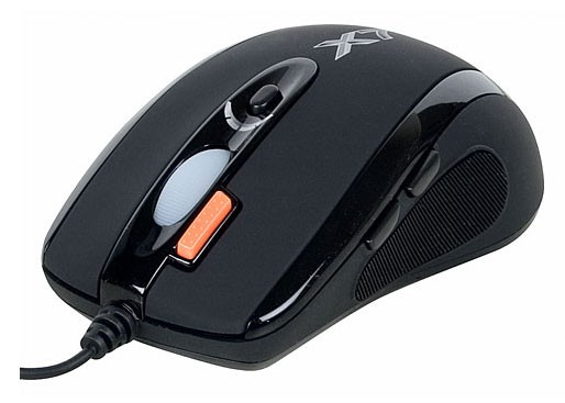 Мышь,A4 Tech X-710BK Optical mouse USB,Black, (Gaming, 2000dpi), X-710BK USB
