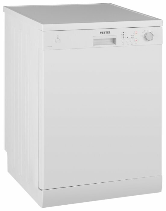 Посудомоечная машина VESTEL 84.5х59.6х59.8 см. Класс энергопотребления A+/А/А.  7 программ, 12 комплектов. Цвет: белый., VDWTC 6031W