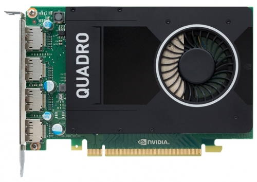 Видеокарта PNY NVIDIA Quadro M2000, 4GB GDDR5/128-bit, PCI Express 3.0 x16, DP 1.2 x4, 75 W, 1-slot cooler, oem, VCQM2000BLK-1
