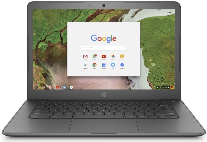Ноутбук HP ChromeBook 14 G5 Celeron N3350 1.1GHz,14" HD (1366x768) AG,4Gb DDR4,32Gb,45Wh LL,1.6kg,1y,Gray,ChromeOS