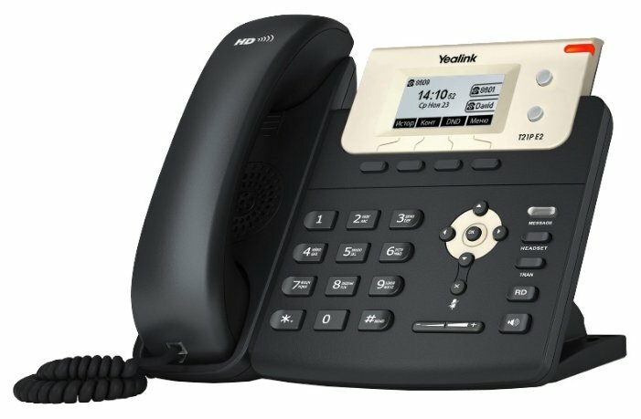 Телефон VOIP Yealink SIP-T21P E2 (No PSU)