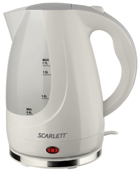 Чайник электрический Scarlett SC-EK18P32 1.7л. 2200Вт слоновая кость (корпус: пластик)