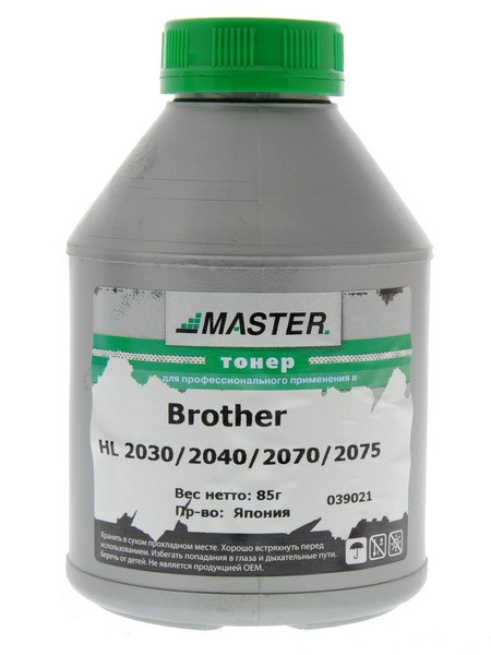Тонер Brother HL-2030/2040/2070 Master, (85гр/банка)