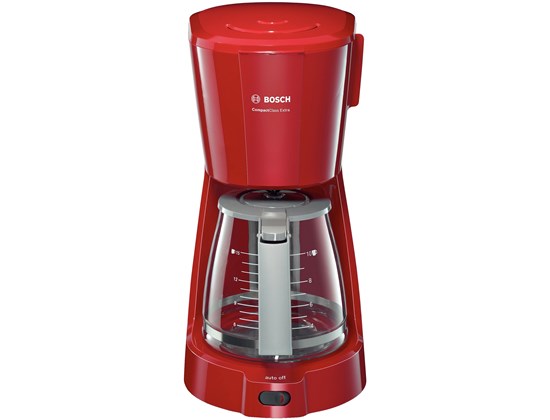 Кофеварка капельная Bosch TKA3A034 красный 1100Вт