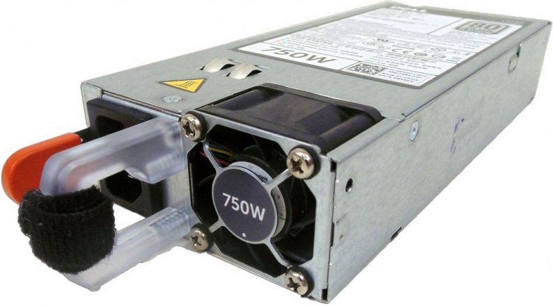 Блок питания 750W для сервера Dell Hot-plug Power Supply (1+0), 750W,450-AEBN