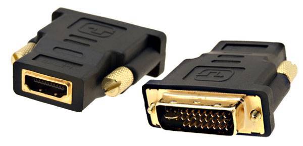 Переходник, HDMI (m) - DVI (m)