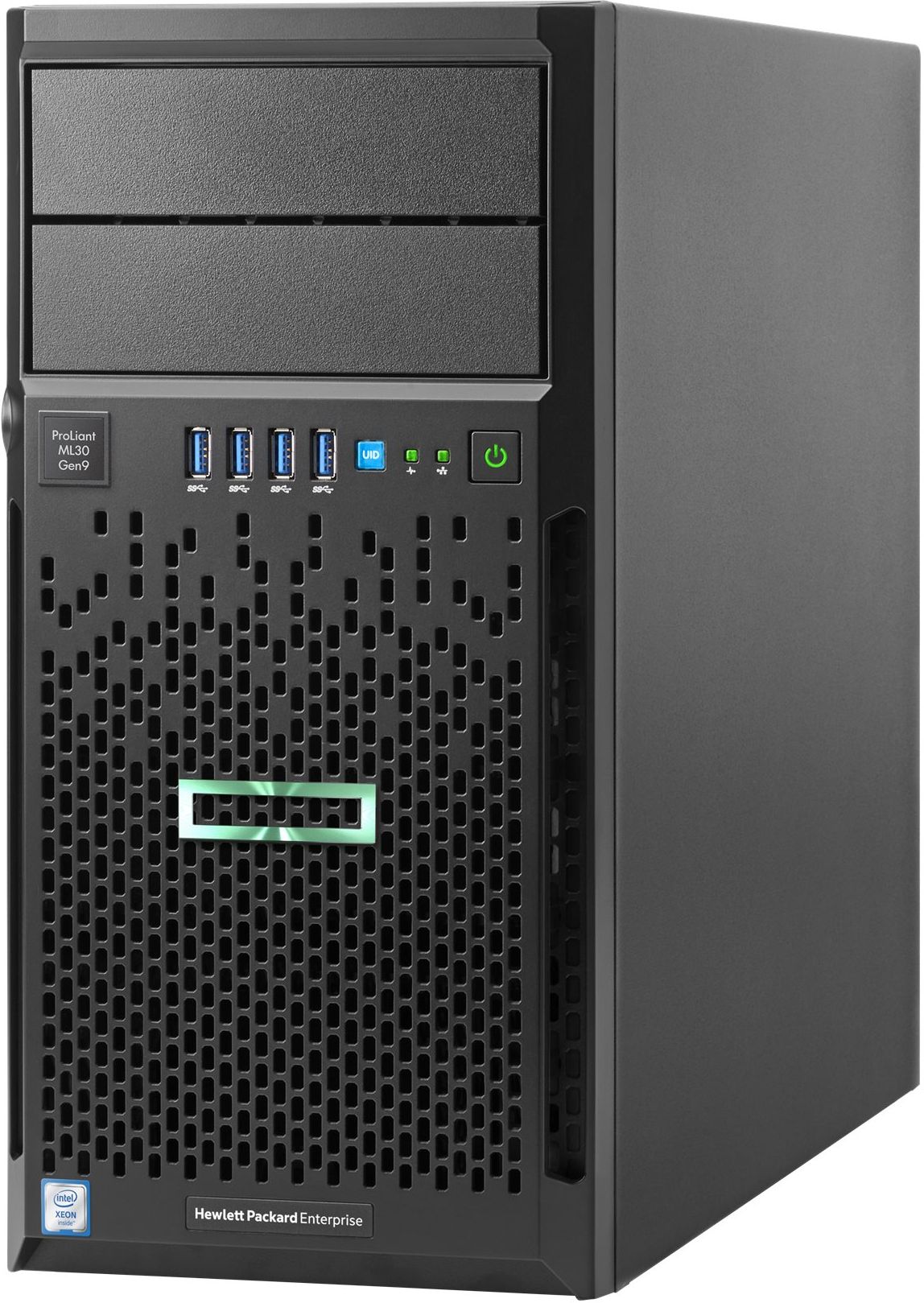 Сервер HP ProLiant ML30 Gen9 E3-1220v6 Hot Plug Tower(4U)/Xeon4C 3.0GHz(8MB)/1x8GBU1D_2400/B140i(ZM/RAID 0/1/10/5)/noHDD(4)LFF/noDVD/iLOstd(no port)/1