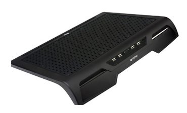 Подставка для ноутбука Titan TTC-G25T/B4 17" 384x312x54мм 20дБ 4xUSB 1x 200ммFAN алюминий/пластик черный