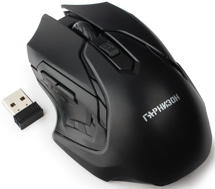 Мышь,Гарнизон GMW-425 USB,Black, Wireless